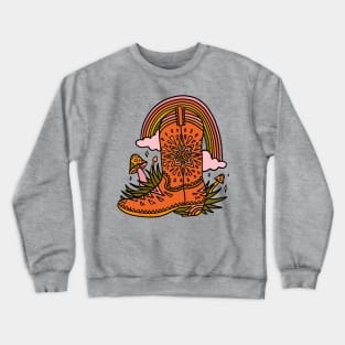 Leo Cowboy Boot Crewneck Sweatshirt